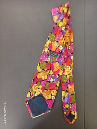 Cravatta 100% Seta Made in Italy - Fantasia Frutta