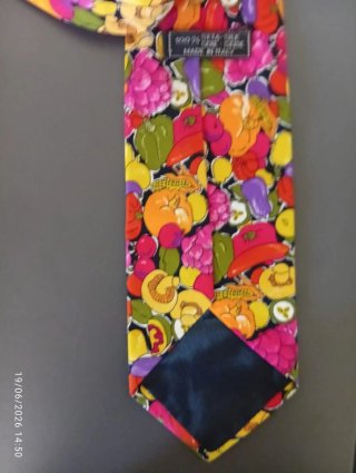 Cravatta 100% Seta Made in Italy - Fantasia Frutta
