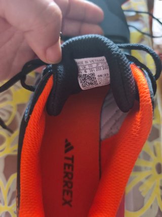 Zapatillas senderismo Adidas Terrex azul/naranja