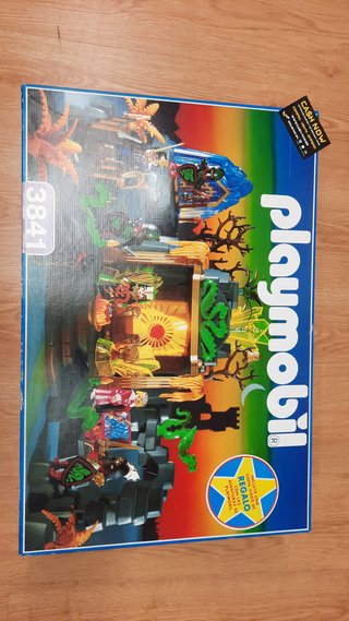PLAYMOBIL 3841 ANTIGUO SET TEMPLO DEL SOL CON CAJA