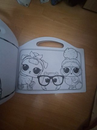 Libro para colorear LOL Surprise con pegatinas