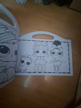 Libro para colorear LOL Surprise con pegatinas
