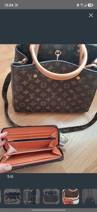 Bolso y cartera piel