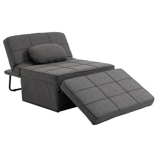 Poltrona Letto 4 in 1 con Schienale Regolabile e C