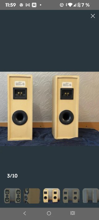 Altavoces THS-3 Pie