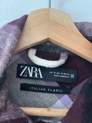 Chaqueta Zara cuadros