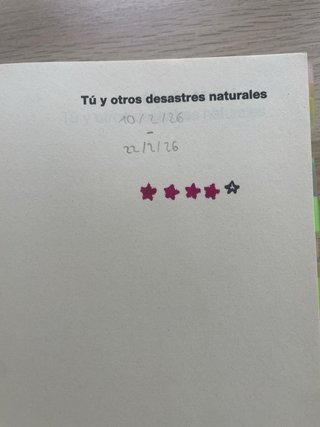 Tú y otros desastres naturales