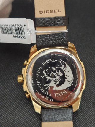 Reloj Diesel Hombre Dorado y Negro