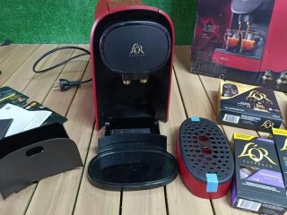 Cafetera L'Or Barista Sunset Rubis Philips Roja