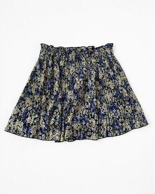 Falda pantalón floral plisada - No es corta, tapa-