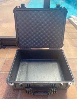 Maleta PELICASE 1550 negra usada UNA vez