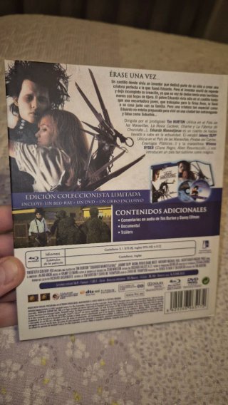 Blu-ray Eduardo Manostijeras Edición Libro