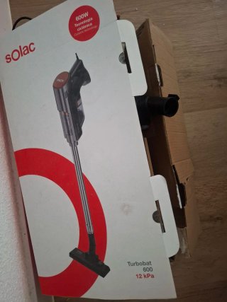 Aspiradora Solac Turbobat 600W