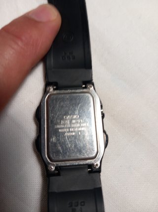 Reloj Casio W-91 Negro