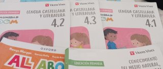 Lote de libros de 4°primaria vicens vives y oxford