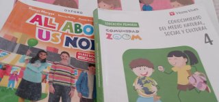 Lote de libros de 4°primaria vicens vives y oxford