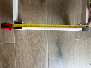 Soporte para kayak de metal blanco