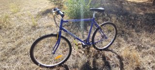 Bicicleta de Montaña Azul