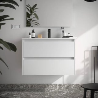 Mueble Baño Kloe 2 Cajones  90cm + Lavabo