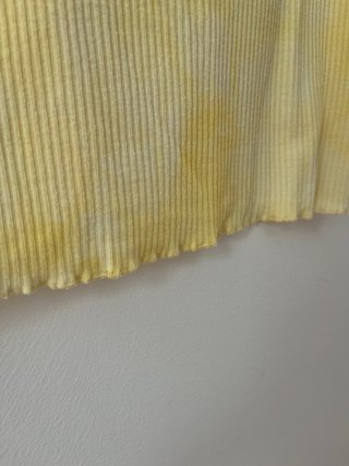 Top Tie-Dye Amarillo y Blanco