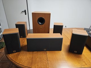Altavoces JBL y Amplificador Yamaha