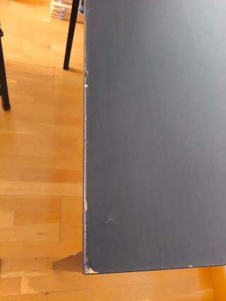 Mesa comedor y 4 sillas negras