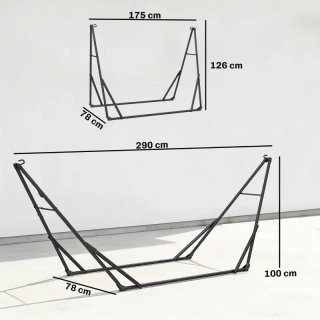 Soporte para hamaca
