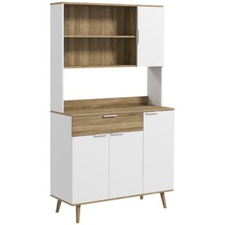Credenza Cucina Alta Moderna con Armadietti e Cass