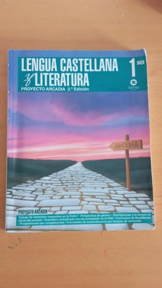 Lengua castellana y literatura, 1 BACH.