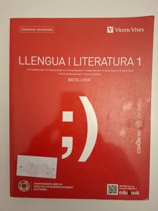 Llengua i Literatura, Batxillerat 1, Comunitat ...