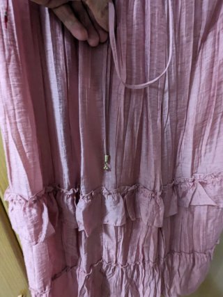 Falda rosa nude XL