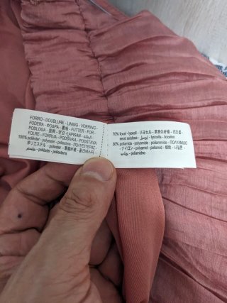 Falda rosa nude XL