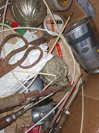 Lote herramientas antiguas y varios