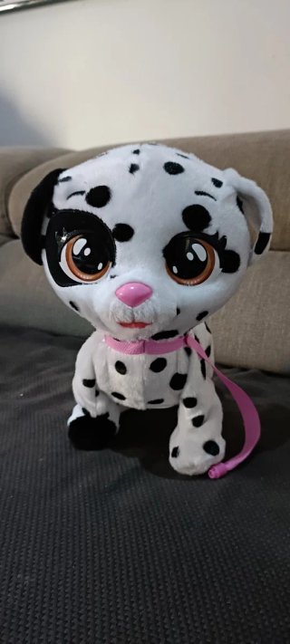 Peluche Interactivo Bebé Llorón Dálmata