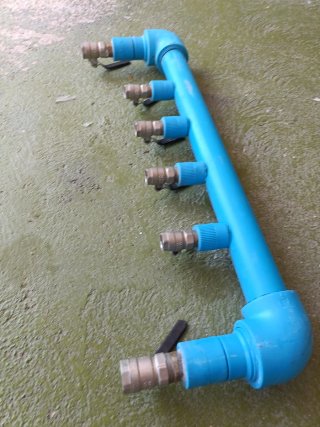 Colector para fluidos e ppr llaves 1" y 3/4"