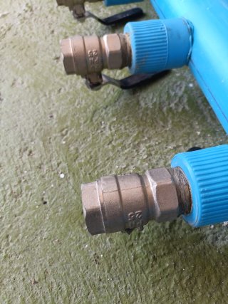 Colector para fluidos e ppr llaves 1" y 3/4"