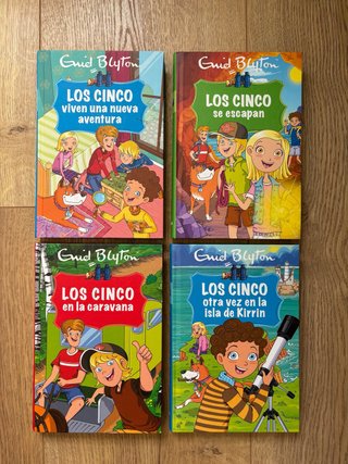 Libros los cinco (cuatro libros)