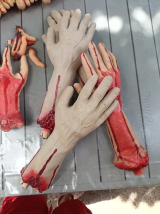 Lote Halloween: Manos, Pies y Ojos