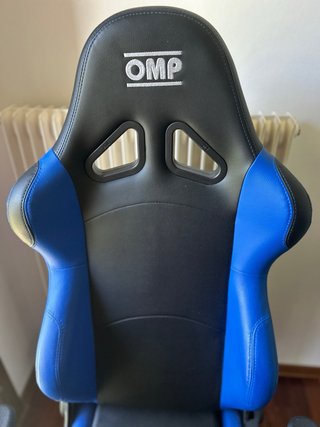 Sedia OMP Ufficio/Gaming Blu e Nero