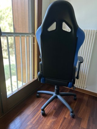 Sedia OMP Ufficio/Gaming Blu e Nero