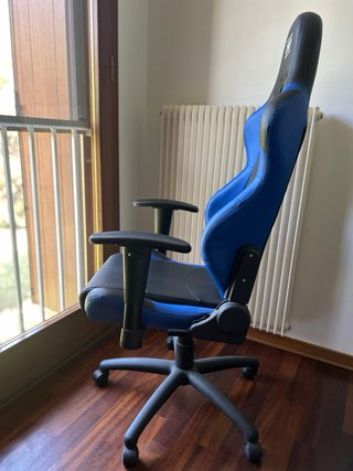 Sedia OMP Ufficio/Gaming Blu e Nero