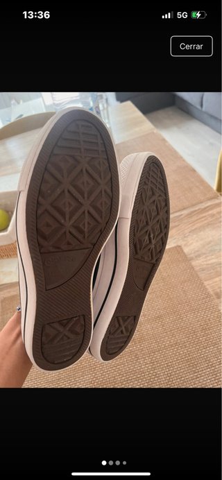 Converse plataforma negro y blanco