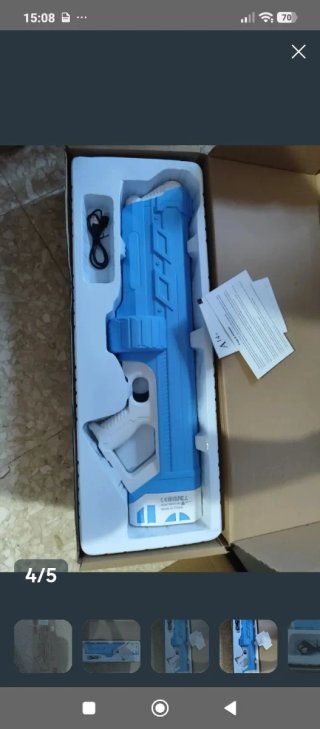 Pistola de agua eléctrica 14+