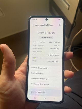 Samsung Galaxy Z Flip3 5G SM-F711B Nero
