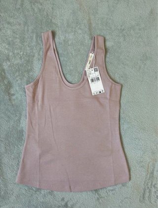Conjunto 2 Tops Mango Branco e Rosa