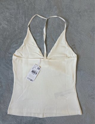 Conjunto 2 Tops Mango Branco e Rosa