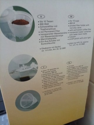Cafetera Ideo con jarra de cristal