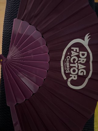 Abanico chocochurros Drag Factor Morado
