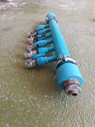 Colector agua sanitaria 8 vías de PPR