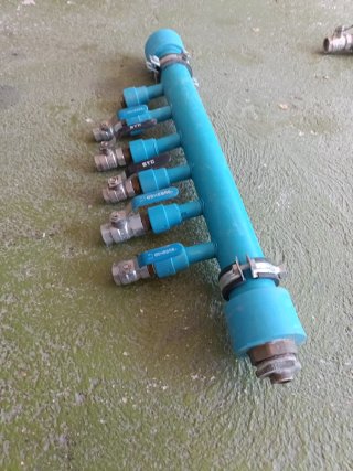 Colector agua sanitaria 8 vías de PPR